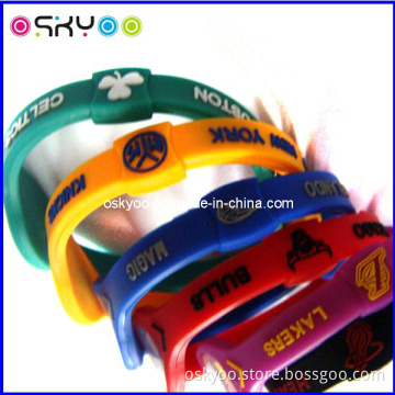 Customized Sport Energy Bands for Basketball Club Bracelets